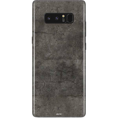 Dark Iron Grey Concrete Galaxy Note 8 Skin
