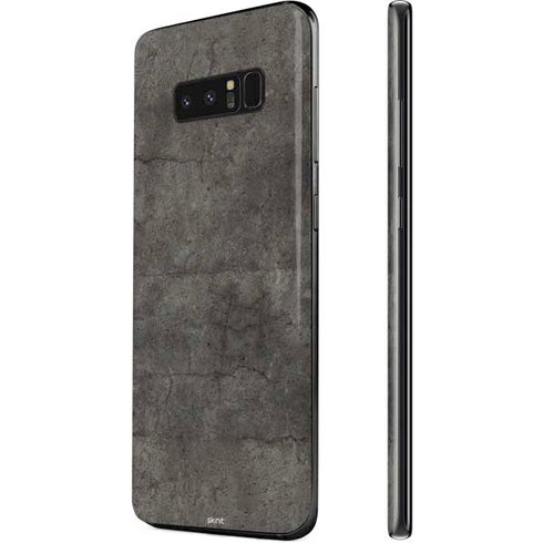 Dark Iron Grey Concrete Galaxy Note 8 Skin