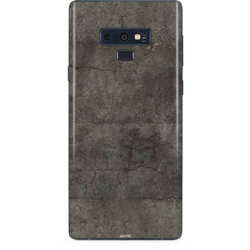 Dark Iron Grey Concrete Galaxy Note 9 Skin