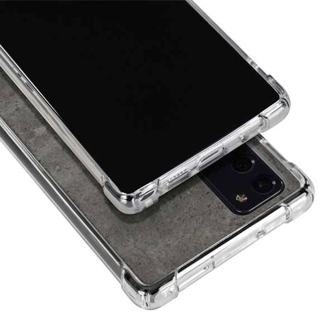 Dark Iron Grey Concrete Galaxy Note20 5G Clear Case