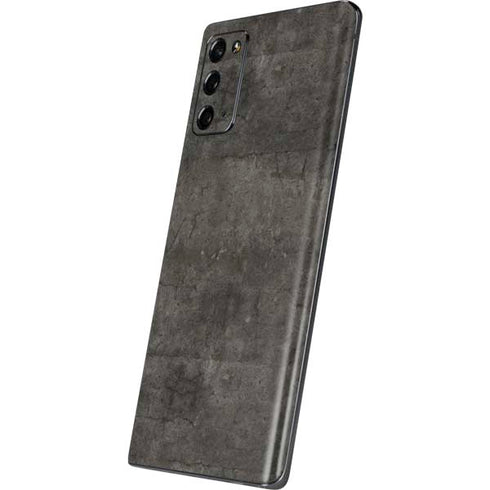 Dark Iron Grey Concrete Galaxy Note20 5G Skin