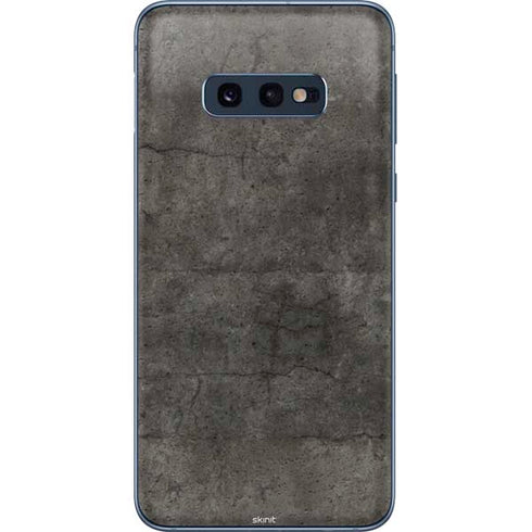 Dark Iron Grey Concrete Galaxy S10e Skin