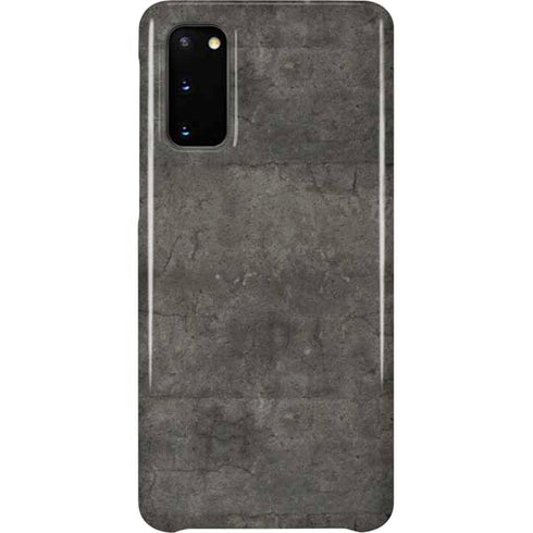 Dark Iron Grey Concrete Galaxy S20 Lite Case