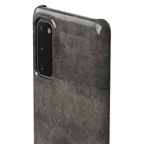 Dark Iron Grey Concrete Galaxy S20 Lite Case