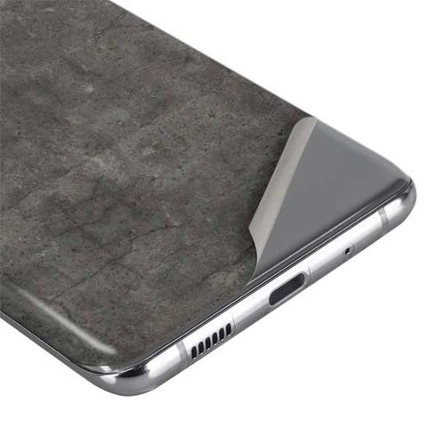 Dark Iron Grey Concrete Galaxy S20 Plus Skin