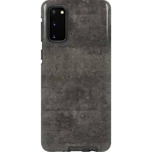 Dark Iron Grey Concrete Galaxy S20 Pro Case