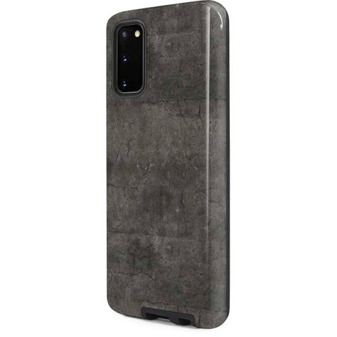 Dark Iron Grey Concrete Galaxy S20 Pro Case