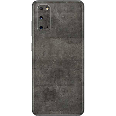 Dark Iron Grey Concrete Galaxy S20 Skin