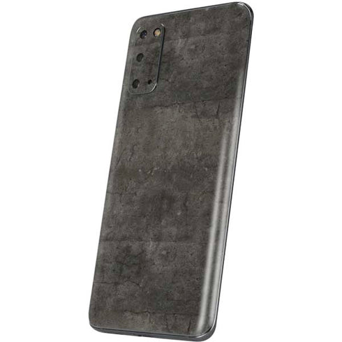 Dark Iron Grey Concrete Galaxy S20 Skin