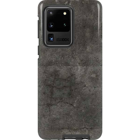 Dark Iron Grey Concrete Galaxy S20 Ultra 5G Pro Case
