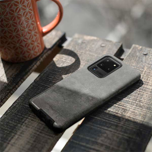 Dark Iron Grey Concrete Galaxy S20 Ultra 5G Pro Case