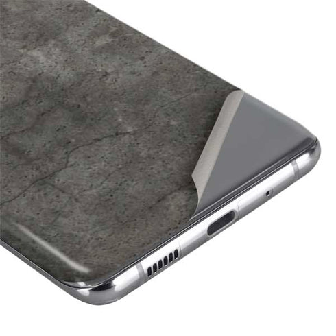 Dark Iron Grey Concrete Galaxy S20 Ultra 5G Skin