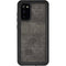 Dark Iron Grey Concrete Galaxy S20 Waterproof Case
