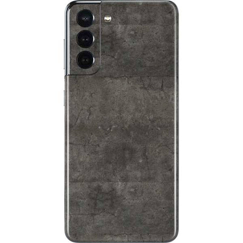 Dark Iron Grey Concrete Galaxy S21 5G Skin