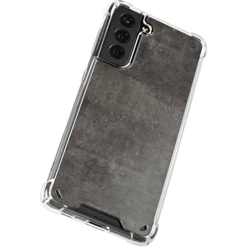 Dark Iron Grey Concrete Galaxy S21 Plus 5G Clear Case