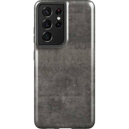 Dark Iron Grey Concrete Galaxy S21 Ultra 5G Pro Case