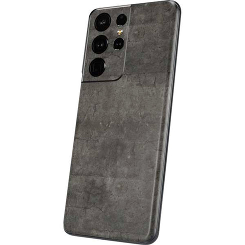 Dark Iron Grey Concrete Galaxy S21 Ultra 5G Skin