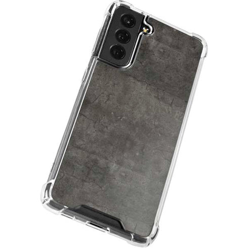 Dark Iron Grey Concrete Galaxy S22 Clear Case