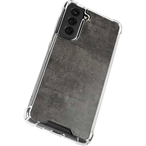 Dark Iron Grey Concrete Galaxy S22 Plus Clear Case