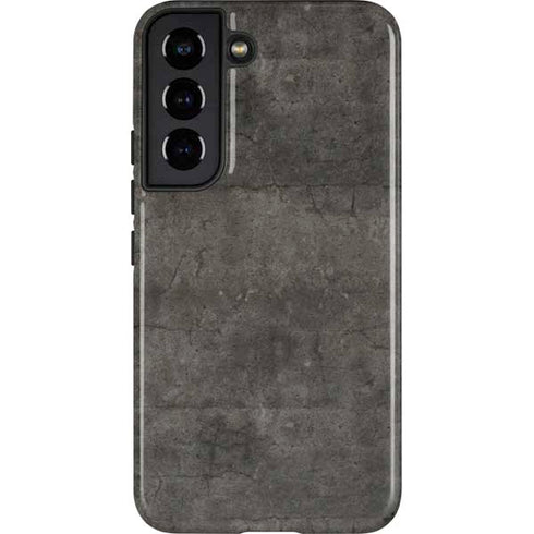 Dark Iron Grey Concrete Galaxy S22 Pro Case