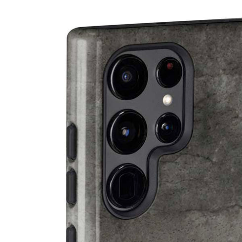 Dark Iron Grey Concrete Galaxy S22 Ultra Pro Case