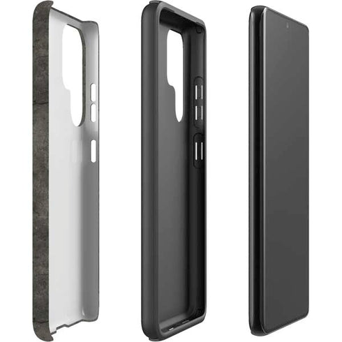 Dark Iron Grey Concrete Galaxy S22 Ultra Pro Case