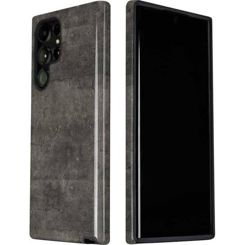 Dark Iron Grey Concrete Galaxy S22 Ultra Pro Case