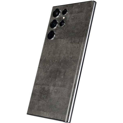 Dark Iron Grey Concrete Galaxy S22 Ultra Skin