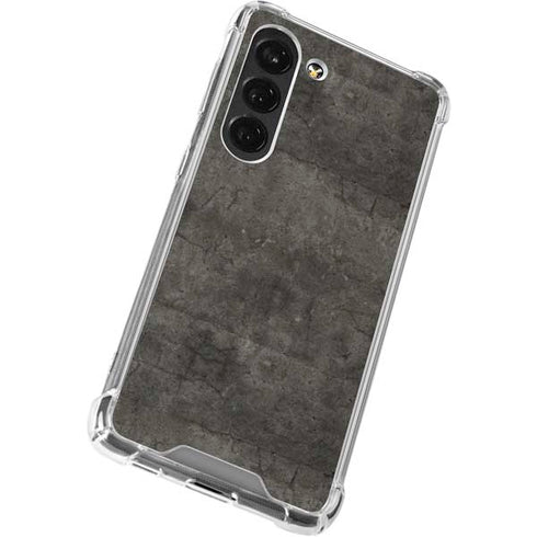 Dark Iron Grey Concrete Galaxy S23 Clear Case