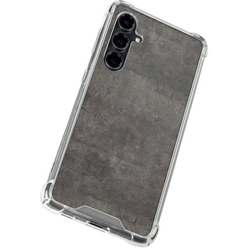 Dark Iron Grey Concrete Galaxy S23 FE Clear Case