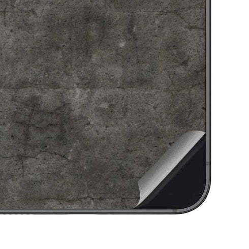 Dark Iron Grey Concrete Galaxy S23 FE Skin
