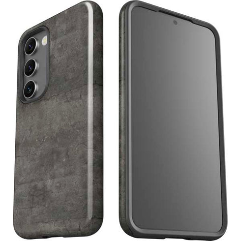 Dark Iron Grey Concrete Galaxy S23 Plus Pro Case