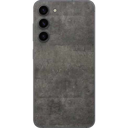 Dark Iron Grey Concrete Galaxy S23 Plus Skin