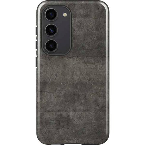 Dark Iron Grey Concrete Galaxy S23 Pro Case