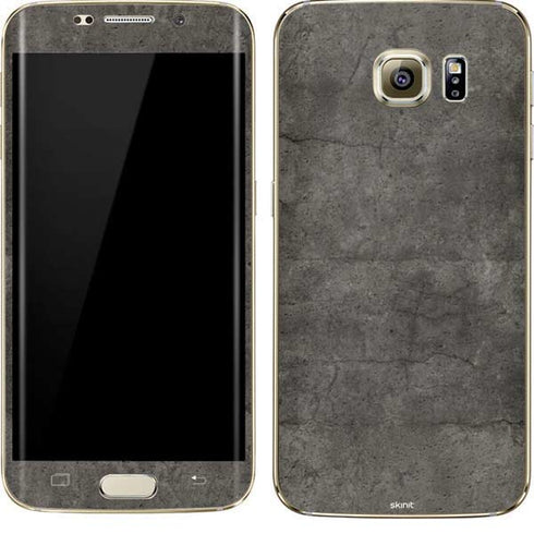 Dark Iron Grey Concrete Galaxy S7 Edge Skin