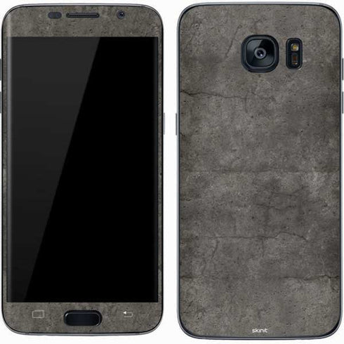 Dark Iron Grey Concrete Galaxy S7 Skin