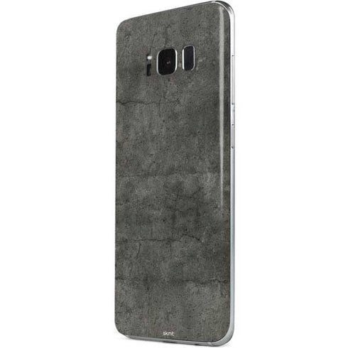 Dark Iron Grey Concrete Galaxy S8 Skin