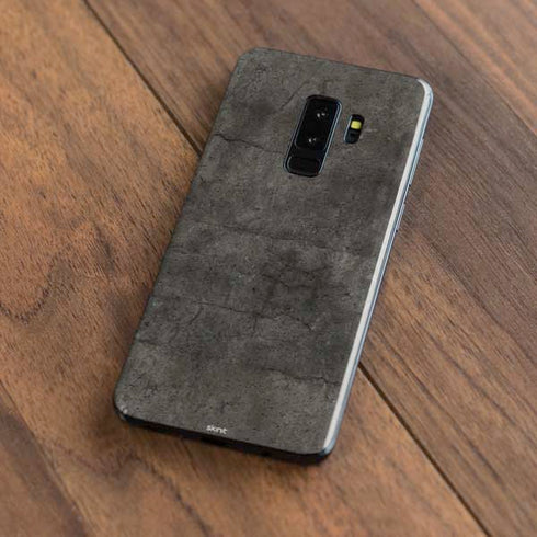 Dark Iron Grey Concrete Galaxy S9 Plus Skin