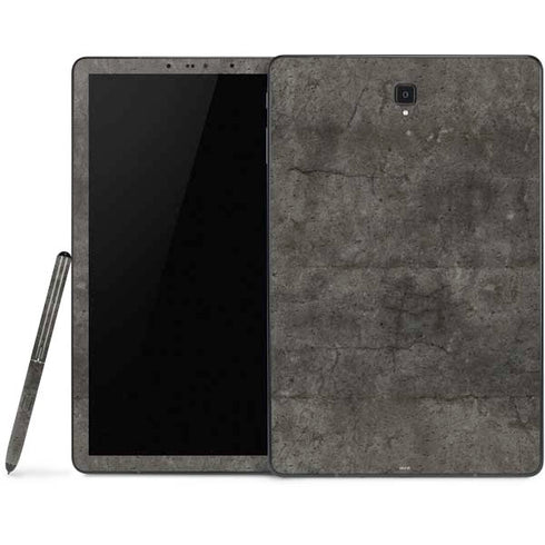 Dark Iron Grey Concrete Samsung Galaxy Tab Skin