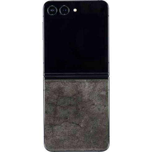 Dark Iron Grey Concrete Galaxy Z Flip5 5G Skin