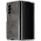 Dark Iron Grey Concrete Galaxy Z Fold4 5G Clear Case