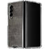 Dark Iron Grey Concrete Galaxy Z Fold4 5G Clear Case