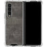 Dark Iron Grey Concrete Galaxy Z Fold4 5G Clear Case