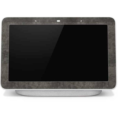 Dark Iron Grey Concrete Google Home Hub Skin
