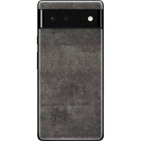 Dark Iron Grey Concrete Google Pixel 6 Skin