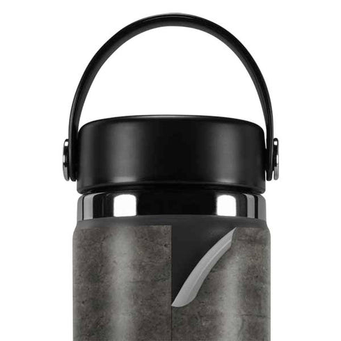 Dark Iron Grey Concrete Hydro Flask 20oz Wide Mouth Skin