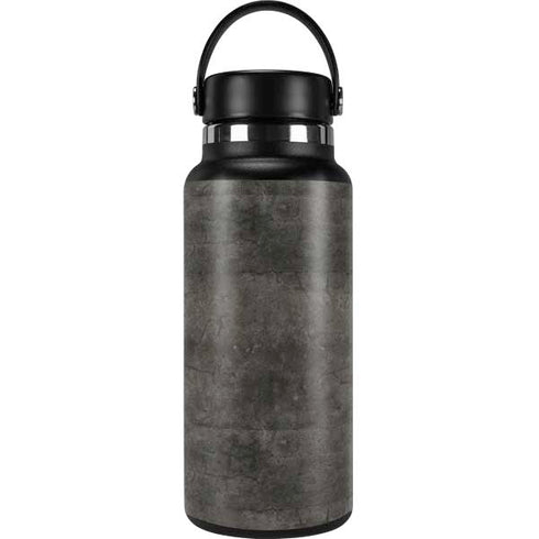 Dark Iron Grey Concrete Hydro Flask 32oz Wide Mouth Skin