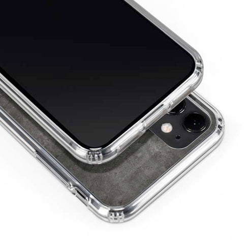 Dark Iron Grey Concrete iPhone 11 Clear Case