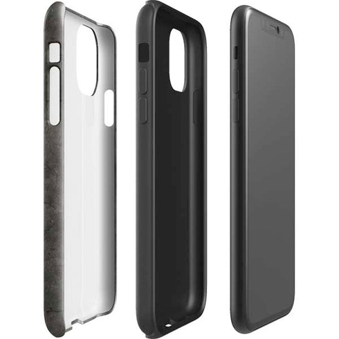 Dark Iron Grey Concrete iPhone 11 Pro Max Impact Case
