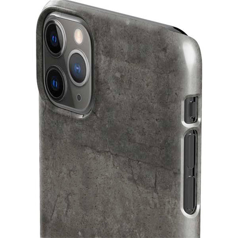 Dark Iron Grey Concrete iPhone 11 Pro Max Lite Case